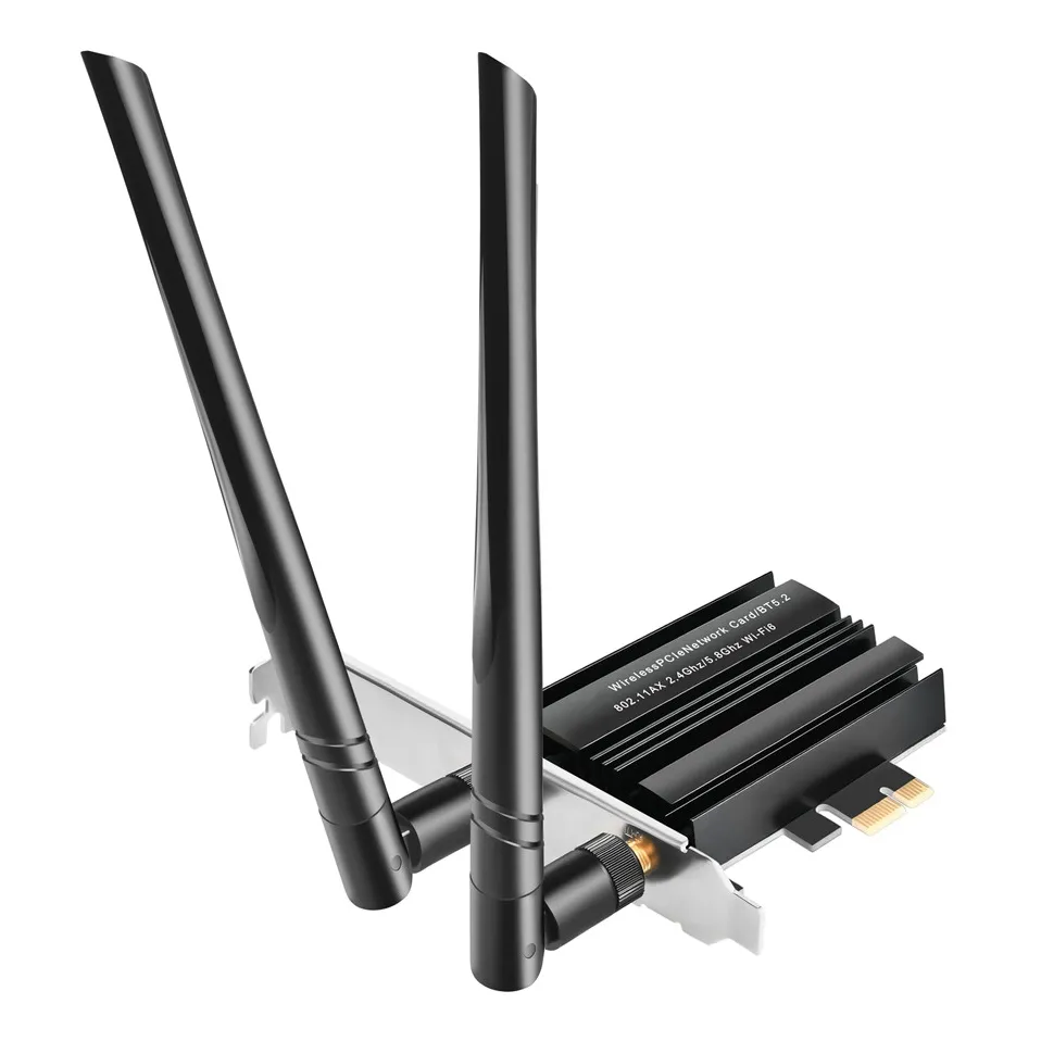 MT7921 çip ağ kartı 3000mbps tri-bant 2T2R PCIE 6G Wifi Bluetooth kablosuz adaptör masaüstü oyun oyun daha hızlı