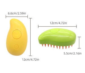 Vendita calda 3-in-1 ABS eco-friendly Pet spazzola per capelli in Silicone per la toelettatura del cane spazzola per lo Shampoo per animali domestici - Product Image 3