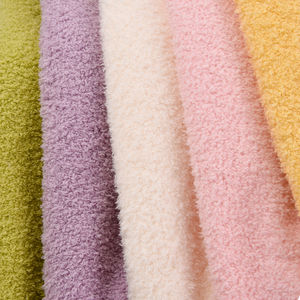 Tela de Forro <span class=keywords><strong>Polar</strong></span> de Microfibra de Doble Cara 100% Poliéster, Teñida, Suave, para Chaquetas de Invierno - Product Image 1