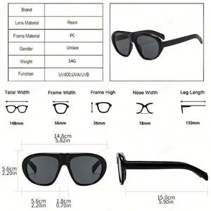 Gafas de Sol Personalizadas con Logotipo 2026, Diseño de Leopardo, Estilo Punk, Protección UV400, Color Caramelo, Tipo Piloto, para Hombre y Mujer - Product Image 6