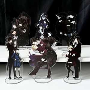 Support en acrylique OEM/ODM Black Butler, support en acrylique double face Sebastian Michaelis <span class=keywords><strong>Ciel</strong></span> Phantomhive, cadeau anime - Product Image 1