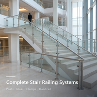Support de fixation réglable en acier inoxydable ZD pour mini-poteaux de balustrade, main courante, pour escaliers de balcon extérieur, résistant à la rouille