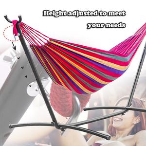 उच्च गुणवत्ता वाले स्टील झूला स्टैंड समायोज्य स्विंग कुर्सी आउटडोर आंगन फांसी झूला स्टैंड - Product Image 6