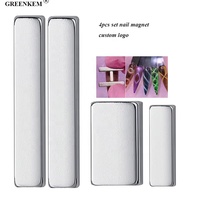 4 Pcs/set Multifonction 9D Efffect Forte Bande Magnétique Combinaison pour Nail Art Cat Eye Gel Polish DIY Nail Magnet Tool