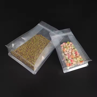 Sacs refermables en plastique de qualité alimentaire Stand up Pouch Bolsas Para Granos Zip Lock Flat Bottom Gusset Stand up Bags
