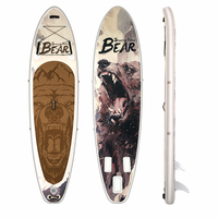 Planche de paddle gonflable en PVC Drop Stitch, stable, 3 ailerons, grande flottabilité, sports nautiques en plein air