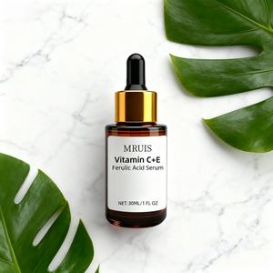 Suero Antienvejecimiento de 30 ml con Vitamina C+E y Ácido Ferúlico, Enzimas Reparadoras del ADN y Antioxidantes |   Reduce las Arrugas, las Líneas Finas y Aclara <span class=keywords><strong>la</strong></span> <span class=keywords><strong>Piel</strong></span> - Product Image 5