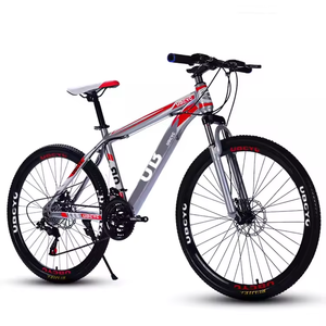 Bicicleta de montaña para adultos <span class=keywords><strong>MTB</strong></span> de 21 velocidades con horquilla de aleación de aluminio y freno de disco colorido y viaje rápido - Product Image 4