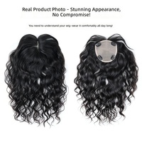 Perruque longue bouclée vintage pour femme, extension de cheveux tissée à la main, couvrant les cheveux gris, modèle bouclé rétro volumisant, Shandong