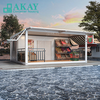 Module préfabriqué Kit Maison Mobile Café Bar Petite Maison Hôtel Cuisine Conteneur Boutique Magasin pour Vêtements