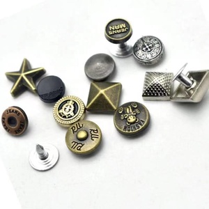 Trang Phục Trang Trí Tùy Chỉnh Logo Dập Nổi Hợp Kim Kim Loại <span class=keywords><strong>Jeans</strong></span> Đinh Tán Tất Cả Các Kích Thước Đinh Tán Bán Buôn Cho Hàng May Mặc Denim <span class=keywords><strong>Jeans</strong></span> - Product Image 3