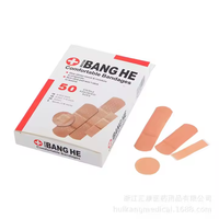 Bandage adhésif élastique médical/plâtre de premiers secours couleur de la peau matériau imperméable ou bande en tissu élastique-SIDA
