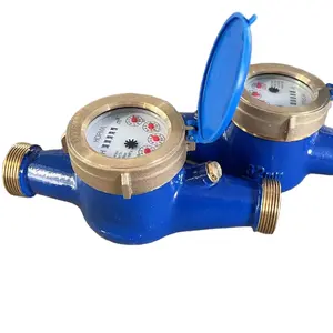 Medidor de agua de chorro múltiple mecánico popular de globo con cuerpo de latón