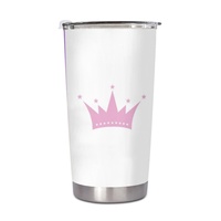 Gobelet isotherme personnalisé en acier inoxydable 20 oz, motif arc-en-ciel gay, pour trajets en voiture, pauses café au bureau et souvenir culturel