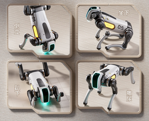 Robot Giocattolo Intelligente Jinming RC con Controllo Vocale, <span class=keywords><strong>Cane</strong></span> Robotico <span class=keywords><strong>Telecomandato</strong></span> Wireless 2.4G - Product Image 4