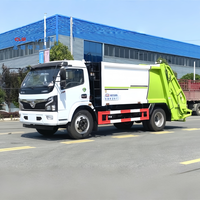 Camion à ordures à compression hydraulique Chengli Dongfeng Furuka 8m³ à chargement arrière pour la collecte et le transport des déchets municipaux