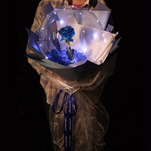 Décoration d'<span class=keywords><strong>anniversaire</strong></span> et de mariage 2026, boîte à amour, décoration pour femmes, idée cadeau pour la Saint-Valentin, ballon transparent à LED Bobo, Saint-Valentin - Product Image 6