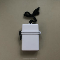 Étui en plastique étanche pour carte d'identité avec étui de sport flottant, anneau de suspension et cordon portable