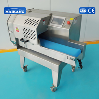 Máquina Eléctrica Multifuncional para Cortar Verduras (Zanahorias y Repollo) en Rodajas, Cubos y Trituradas para Líneas de Producción de Alimentos en Cantinas