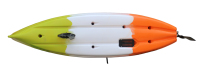 Kayak de pêche monoplace léger en plastique rotomoulé HDPE de 11 pieds avec pédales et moteur électrique, type sit-on-top, kano