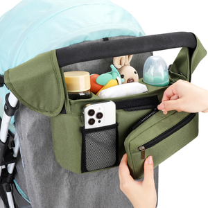 Organizador <span class=keywords><strong>para</strong></span> Cochecito con Portavasos Aislados, Organizador Ajustable <span class=keywords><strong>para</strong></span> Cochecito con <span class=keywords><strong>Bolsa</strong></span> <span class=keywords><strong>para</strong></span> Teléfono Desmontable - Product Image 4