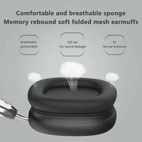 Casque de jeu sans fil Bluetooth à réduction de bruit de qualité supérieure, avec coque métallique, casque supra-auriculaire ANC, casque de jeu Max