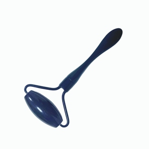 Rodillo de Masaje Facial de Aleación de Zinc Negro Mate, Herramienta Metálica Ergonómica de Mano para Contorno Facial y Masaje Debajo de los Ojos - Product Image 5