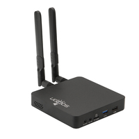 Boîtier TV intelligent Android 9.0 UGOOS AM6B Plus avec processeur Amlogic S922X-J, 4 Go de RAM DDR4, 32 Go de ROM, Wi-Fi 2.4G/5G, LAN 1000M, BT5.0, lecteur multimédia UHD 4K