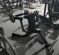 Équipement de gymnastique plaque de musculation commerciale chargée assis Dip Triceps presse Machine
