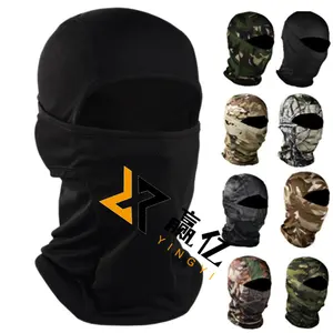 Customized Tag Logo Full Face Cover One Hole Pink Camouflage Balaclava Designer Winter Knit Hat Grassy Beanie Ski Mask