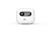 Mini projecteur DLP portable à LED avec mise au point automatique, batterie intégrée, 100 lumens, divertissement à domicile intelligent, carte SD R6
