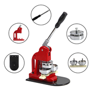 Vente en gros de haute qualité bricolage manuel presse à main bouton rond en métal insigne faisant la machine bouton fabricant Machine