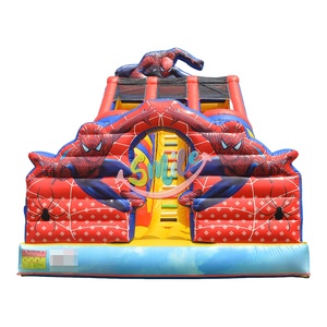 子供のための商業PVCインフレータブルスライド障害物コースジャンプ城巨大トランポリンパークスポーツゲームクラブ遊び場 - Product Image 1