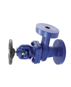High Quality Cast Iron Flanged Stop Right Angle Pattern <b>Bolted</b> Bonnet Screw Type Water Treatments PN16 200C - Product Image 4