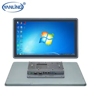 Oem Odm Flat Lcd Screen Aio Touch Outdoor Pc All In 1 Industrial Pc With Capacitive Touch Panel