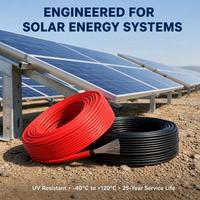 4mm² 6mm² Solarkabel PV DC-Kabel Doppelt Isoliertes Solarpanel-Verlängerungskabel für Solaranlagen
