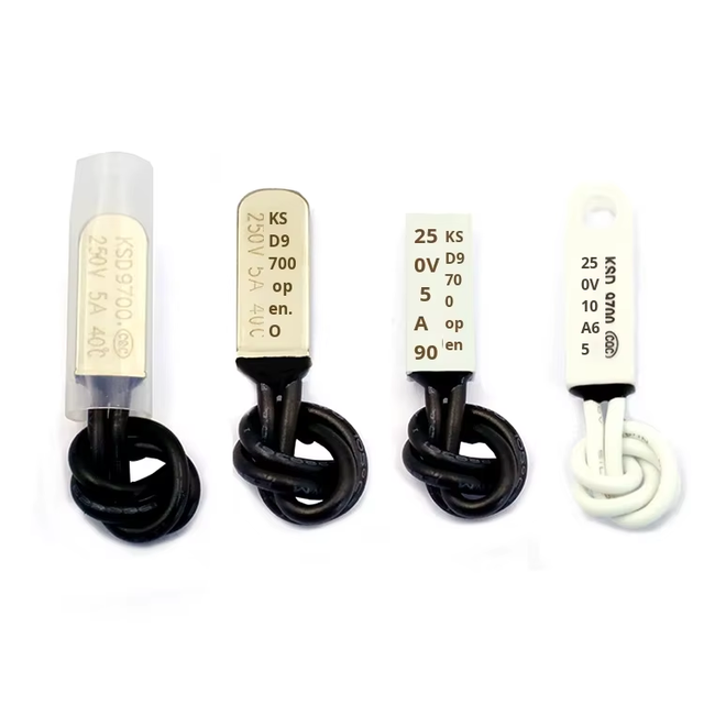 KSD9700 5A Bimetal Thermostat Switch NC/NO 40-100°C for Overheat Protection in Appliances and Motors