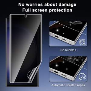 [NUEVO 2026] 360 ° Protector de Pantalla Completo de 4 Lados con Filtro de Privacidad para <span class=keywords><strong>Samsung</strong></span> S26+ Ultra S24 S25, Anti-Espía, con Bloqueo de Luz Azul - Product Image 1