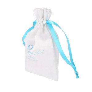 Eco Friendly Satin Gift Bags Cosmetic <b>Make</b> <b>up</b> Dust Bag Clothing Swimwear Clothing Drawstring <b>Pouch</b> Custom Logo - Product Image 2
