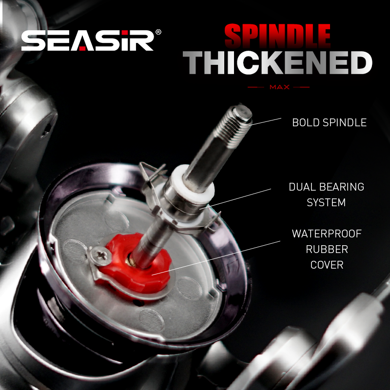 SEASIR Contra MAX - Durable Aluminum Fishing Reels