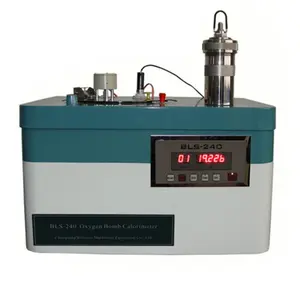 Bomba digital de oxigênio do laboratório, calorímetro, medidor de valor caloriano