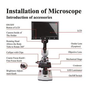 獣医顕微鏡ザーメン評価と暖かい段階の血液サンプル顕微鏡 - Product Image 5