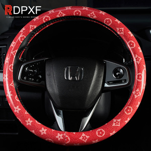 Nuovo modello antiscivolo che assorbe il sudore Versatile per tutte le stagioni di lussuosa copertura del volante per auto - Product Image 2