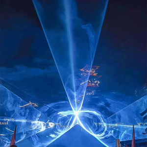 Éclairage laser de scène RGB étanche IP68 40W 50Kpps, animation 3D RGB en extérieur, lumière laser disco pour concert, spectacle de lumière laser - Product Image 3