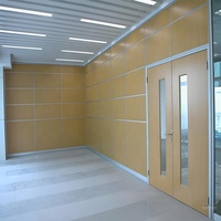 Cloison acoustique intérieure mobile en bois pour plafond, cloison pour auditorium, salle, restaurant, bureau, MDF
