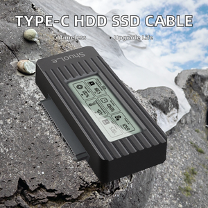สายแปลงอัจฉริยะ ShuoLe SL-U25C-P Type-C USB3.1 พร้อมเคสพลาสติก สำหรับฮาร์ดดิสก์ HDD และ SSD ขนาด 2.5 นิ้ว และ 3.5 นิ้ว - Product Image 2