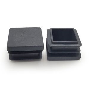 Tapón cuadrado de plástico con fieltro para muebles, antirrayas, para cubrir tubos de mesas, sillas y estantes, tapón de sellado. - Product Image 4