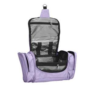 Bolsa de Aseo Portátil Simple Personalizada, Impermeable, de Nailon, Bolsa de Maquillaje de Viaje Colgante, Bolsa de Cosméticos de Poliéster - Product Image 6