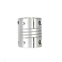 Coupleur de moteur pas à pas à enroulement flexible avec encodeur à fil supérieur de serrage en alliage d'aluminium pour imprimante 3D, diamètre extérieur 20 mm, longueur 25 mm, diamètre de l'alésage 5 mm, 6 mm, 6,35 mm, 8 mm
