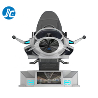 Simulador de Vuelo VR 9D, Cine de Golf, Atracción Interior y Exterior, Equipo de Diversión de Aluminio, Fibra de Vidrio y Metal para Parques de Aventuras Escolares